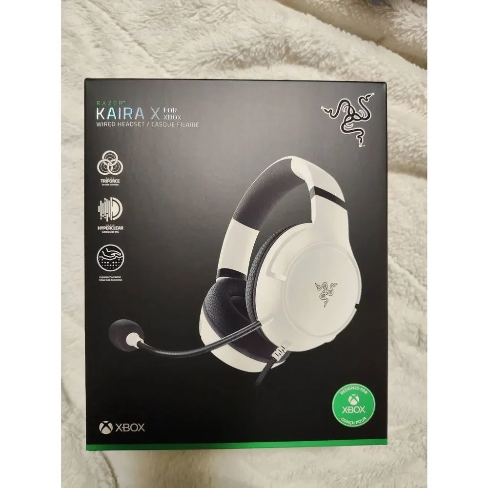 Razer Kaira X for Xbox - Wired Gaming Headset for Xbox Series X|S White